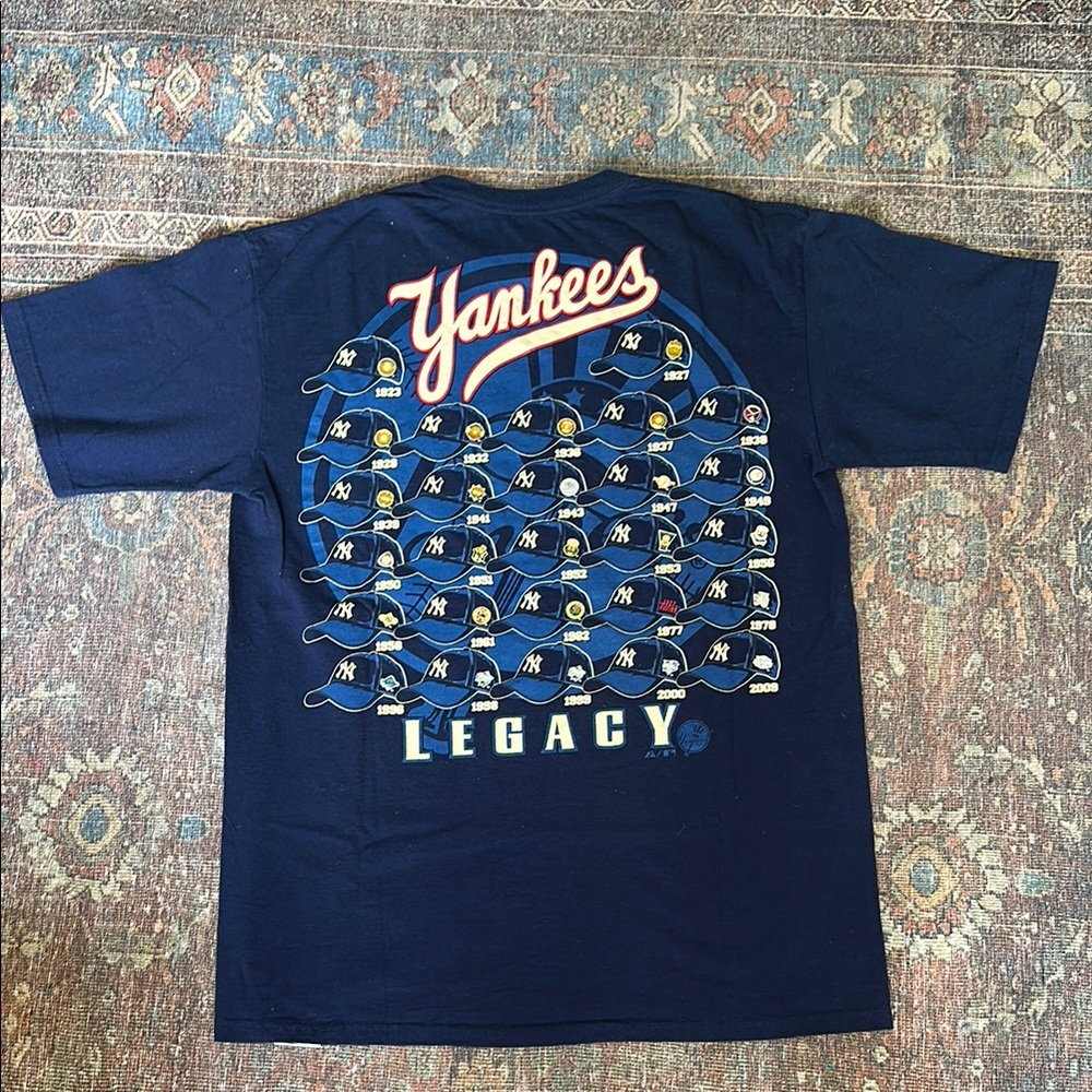 Vintage New York Yankees American League Navy T-Shirt
